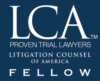 Litigation Counsel of America badge