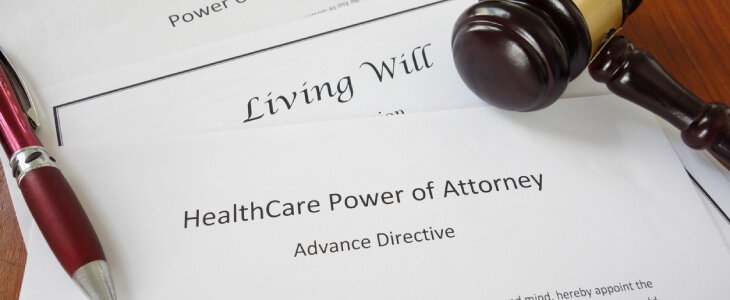 Healthcare power of attorney form