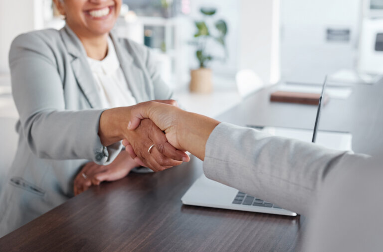 Business people, handshake